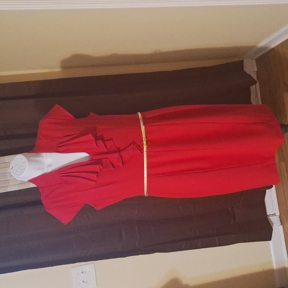 Calvin Klein Red Dress, Size 12